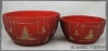 Wholesale 70630 Red flower pot for Christmas decoration/gift