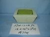 Wholesale square polystone flower pot 29M1208
