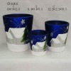 Wholesale ceramic round flower pot garden planter