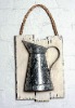 Wholesale watering can with hanging hook/ zinc flower pot