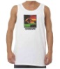 100% cotton men's white vest