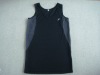 Wholesale man's fashion cool gray sports vest and tops interlock