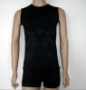 black seamless tank top(vest)/seamless sport t shirt