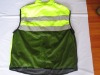 green reflective vest