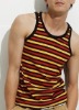 Wholesale men's cotton stripe vest/ men's waistcoat