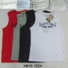 Wholesale stock men cotton vest/men sleeveless vest stocklots