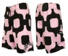 Men's short 100% polyester printed board shorts with embroidery