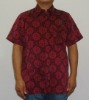 Wholesale 100% silk fabric men's shirts