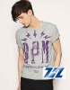 Wholesale ZZH362 newest men's t shirt with prttern