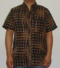 Wholesale 100% silk fabric men's shirts garments