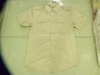 Wholesale 55%POLYESTER 45%COTTON men's short sleeve shirt
