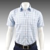 Men's casual short sleeve shirt(CVC 45*45/133*72)