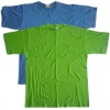 Wholesale Men's blank short sleeve knitted cotton t shirt
