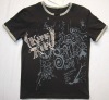 Wholesale zzh070 2011 newest Men's printed t shirt with magic print