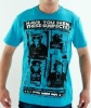Wholesale men's round neck print short sleeve knitting t shirt