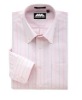 Wholesale stripe men's shirt with a stiffened collar