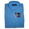 men's stripe short sleeve dress shirt