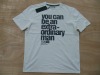 Wholesale Men's round neck printed fashion T shirt