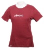 Wholesale 100% organic cotton / bamboo& organic cotton t shirt fashion style