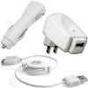 Wholesale USA 3-in-1 charger kit : Travel Charger + Car Charger + USB Cable