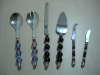 Wholesale Zip cutlery with beads handle