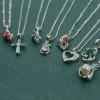 Wholesale 2011 Fashion jewelry,Silver Rhinestone Beads Necklace