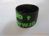 Wholesale 2011 promotional width silicone bracelet