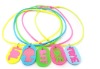 Wholesale cute shapes silicone necklace could for child