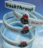 Wholesale ShapedDebossed Glow in the Dark Silicone Bracelet