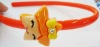 Wholesale fashion cute plastic handmade hairbands for kids