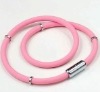 Wholesale fashionable design silicone power necklace
