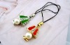 Wholesale Lamp phone strap ( red and green colors can choose)