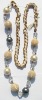 Wholesale Glass beads around Jewelry Necklace
