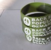 Wholesale 2011hot sell promotional width silicone bracelet