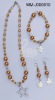 Wholesale Fashion starlike pendant bead necklace set