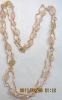 Wholesale pink beaded necklace