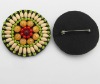 Wholesale Novel Wooden beaded Brooches