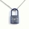 Wholesale 2012 hot sale blue topaz necklace