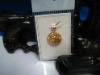 2011 newest noble 925 sterling silver gold filled pentagram charms