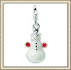 Wholesale Enameled Snowman Charm