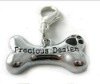 Dot enamel bone charm, dog supplies , WONPET