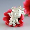 low price sterling silver charm pig pendant