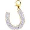 charm pendant diamond jewelry fashion letter charm