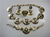 latest charming shield jewelry set