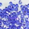 Wholesale Faceted Crystal Bicone Beads Light Sapphire AB 5301 For Swa