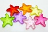 Wholesale Acrylic Starfish Charms Assorted Colors!! loose beads acrylic!!