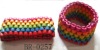 colorful wood beads bracelet