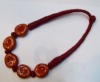 Wholesale bold thread beads necklace