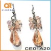 Wholesale 2011 Water-Drop Shape teardrop pearl beads Crystal Earrings