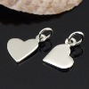 Wholesale silver heart charm